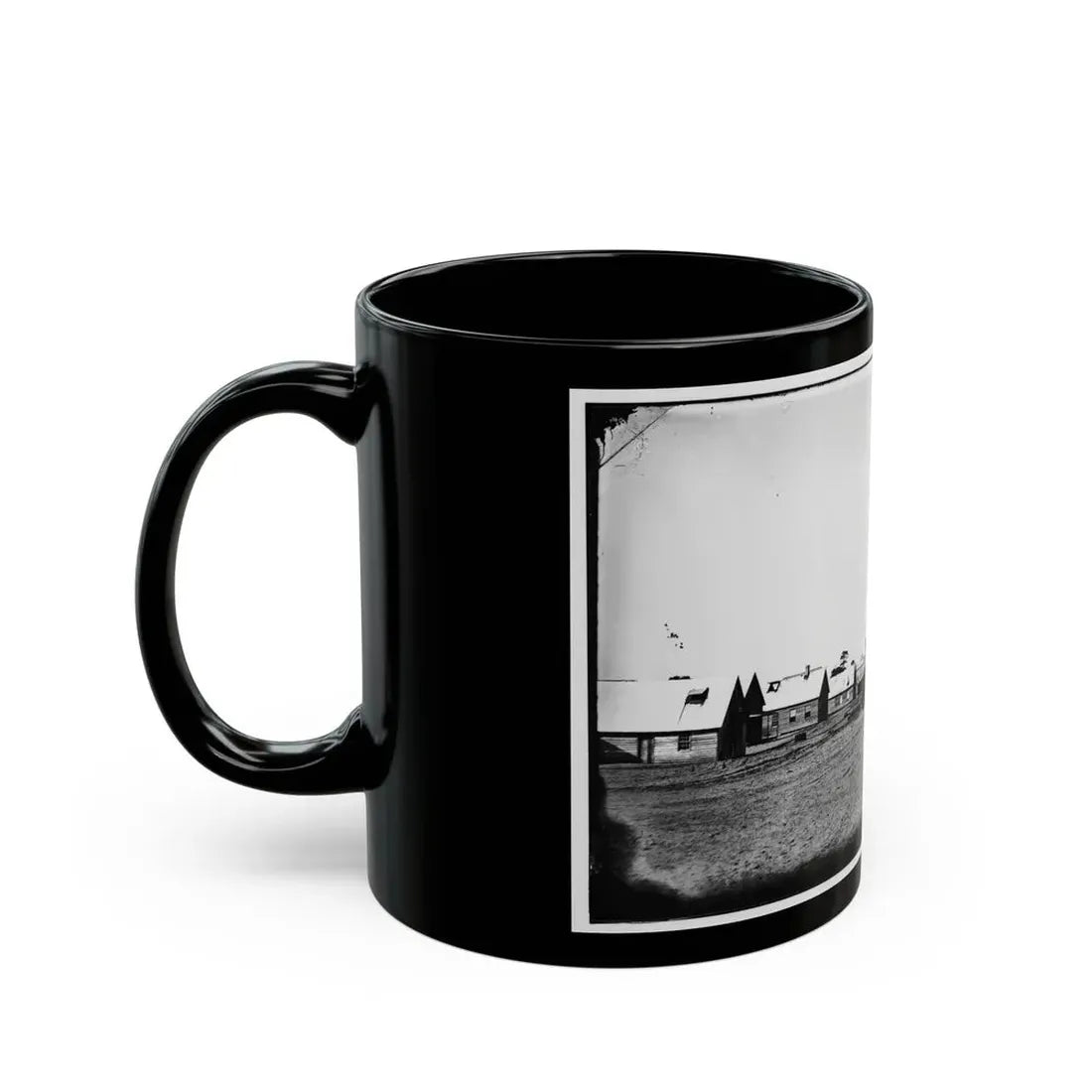 Morris Island, South Carolina. Unidentified Camp 005 (U.S. Civil War) Black Coffee Mug - Go Mug Yourself