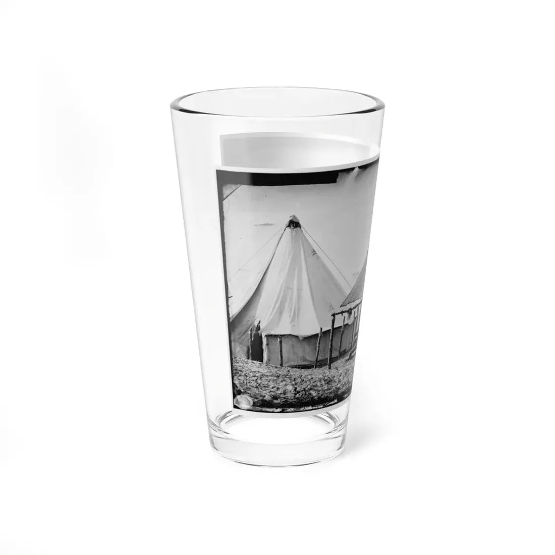 Morris Island, South Carolina. Unidentified Camp Scene (U.S. Civil War) Pint Glass 16oz - Go Mug Yourself