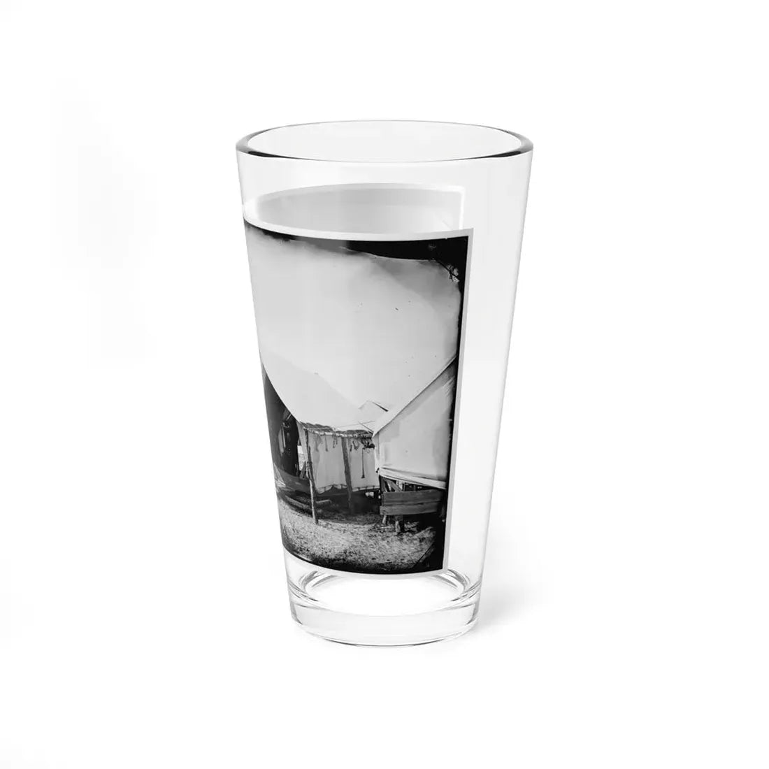Morris Island, South Carolina. Unidentified Camp Scene (U.S. Civil War) Pint Glass 16oz - Go Mug Yourself