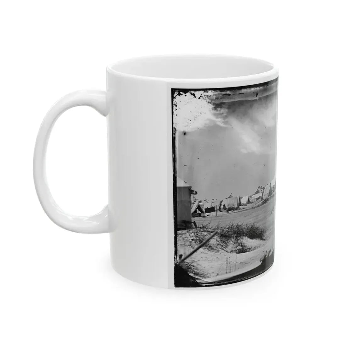 Morris Island, South Carolina. Unidentified Camp (U.S. Civil War) White Coffee Mug - Go Mug Yourself