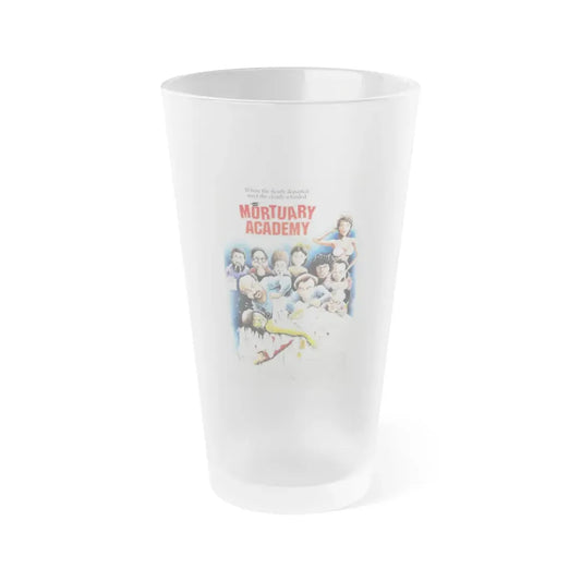 MORTUARY ACADEMY 1988 Movie Poster - Frosted Pint Glass 16oz 16oz Frosted - Go Mug Yourself