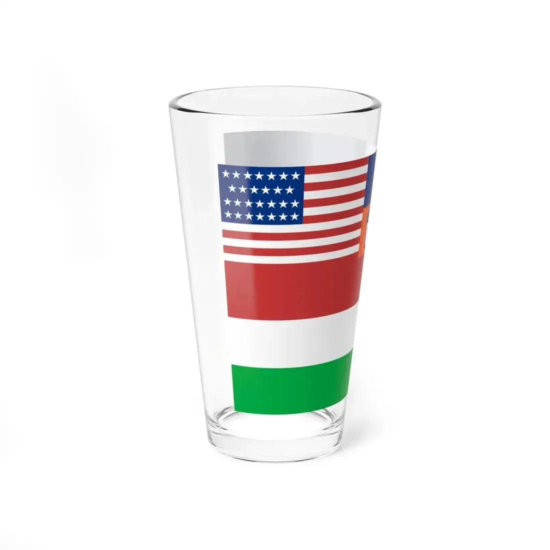 Mosely Flag of Florida 1845 (United States) Pint Glass 16oz - Go Mug Yourself