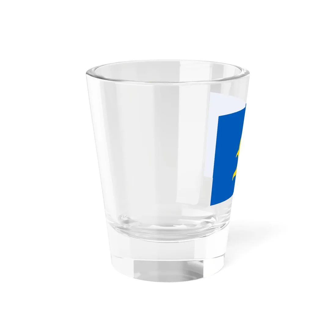 Mostyska Raion flag (Ukraine) Shot Glass 1.5oz - Go Mug Yourself