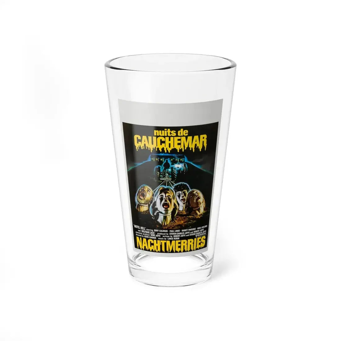 MOTEL HELL (BELGIAN) 1980 Movie Poster - Pint Glass 16oz 16oz - Go Mug Yourself