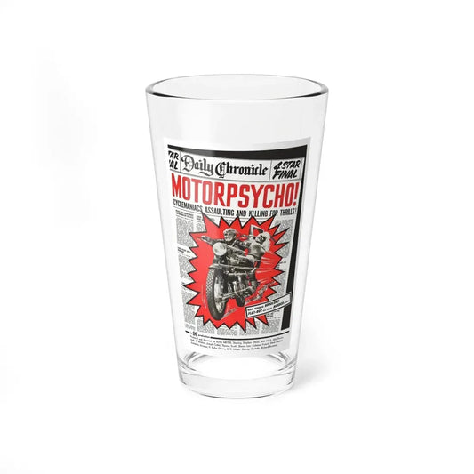 MOTORPSYCHO! 1965 Movie Poster - Pint Glass 16oz 16oz - Go Mug Yourself