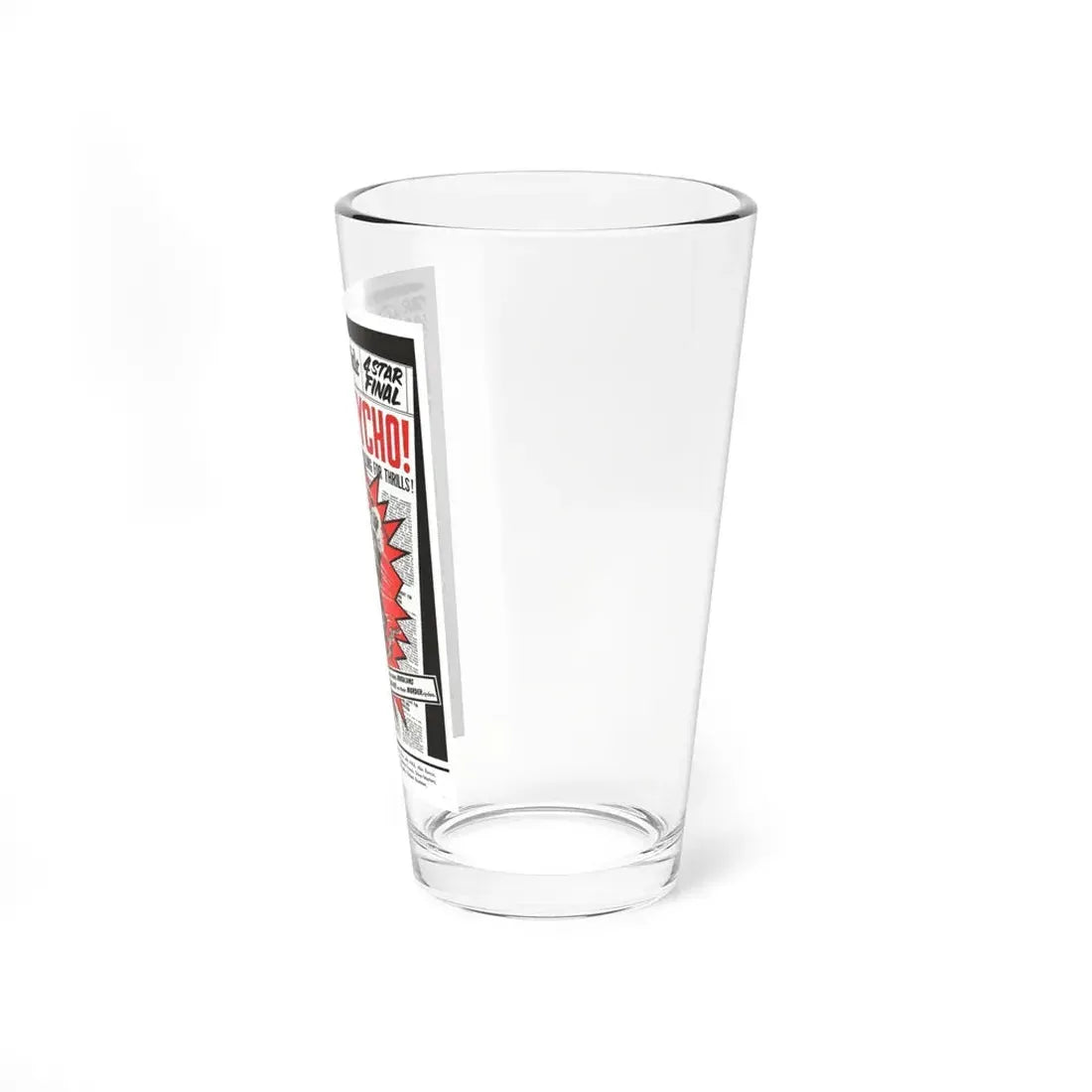 MOTORPSYCHO! 1965 Movie Poster - Pint Glass 16oz - Go Mug Yourself