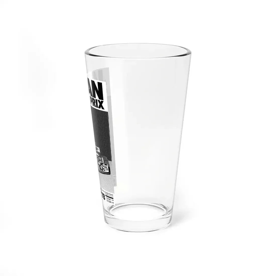 Motorsport Poster 143 - Pint Glass 16oz - Go Mug Yourself
