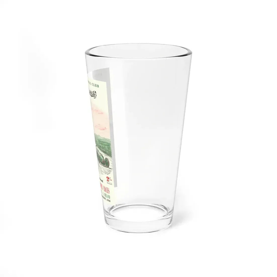 Motorsport Poster 81 - Pint Glass 16oz - Go Mug Yourself