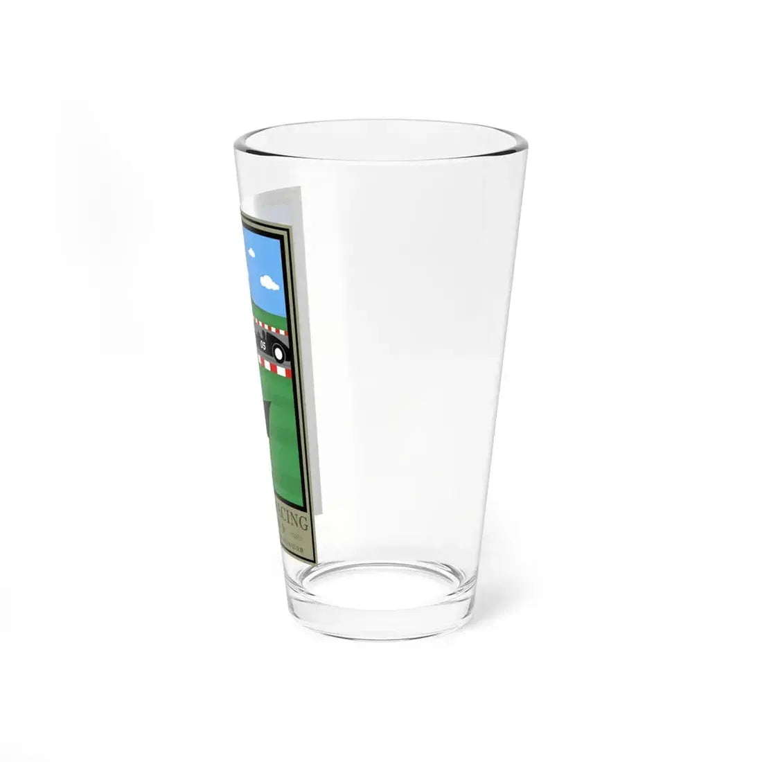 Motorsport Poster 84 - Pint Glass 16oz - Go Mug Yourself