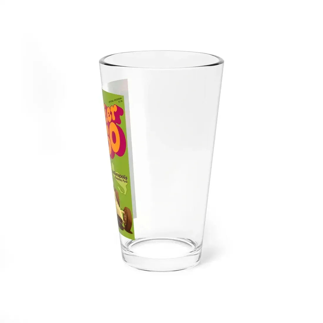 Motorsport Poster 90 - Pint Glass 16oz - Go Mug Yourself