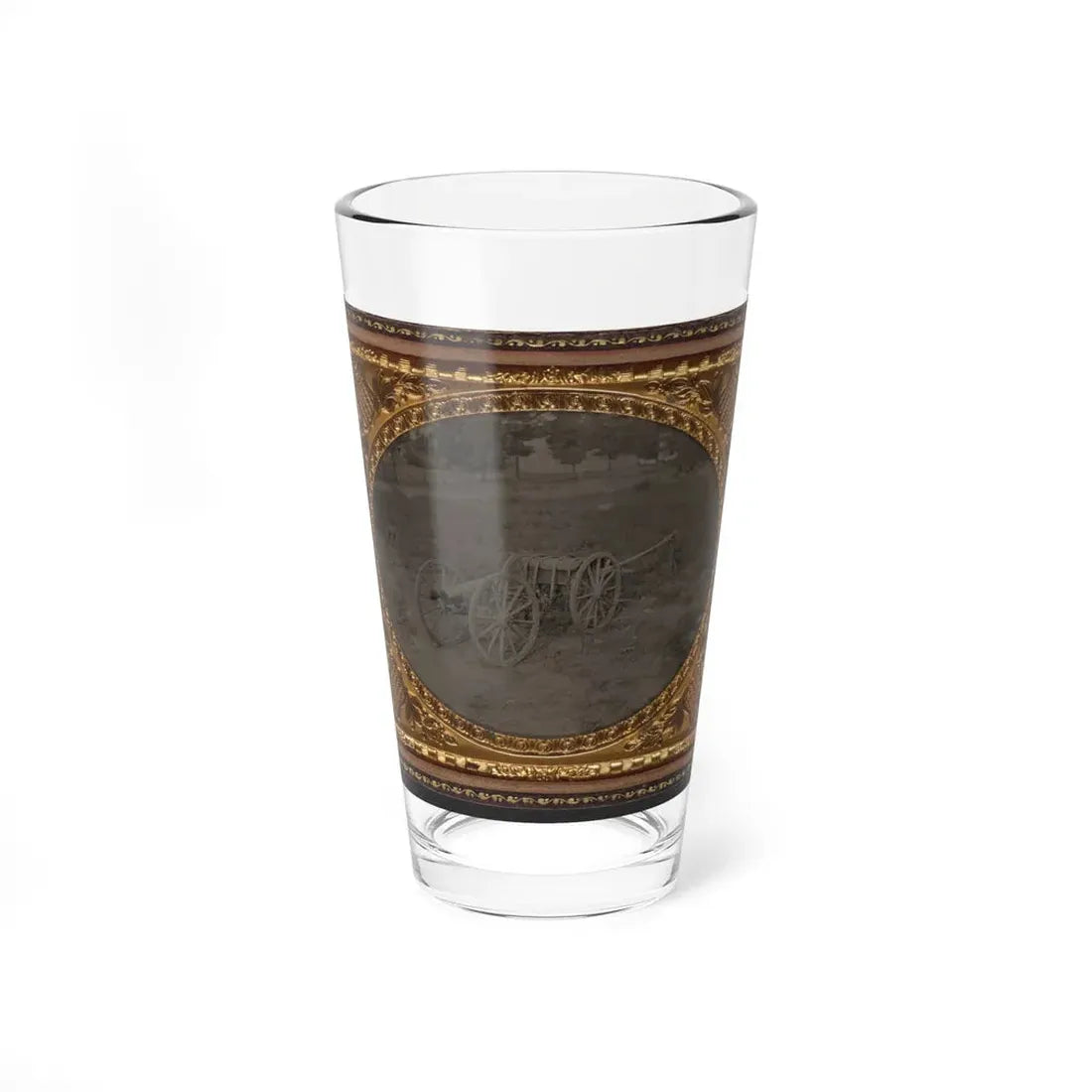 Mountain Howitzer Of The 5th Ohio Cavalry Company (U.S. Civil War) Pint Glass 16oz 16oz - Go Mug Yourself