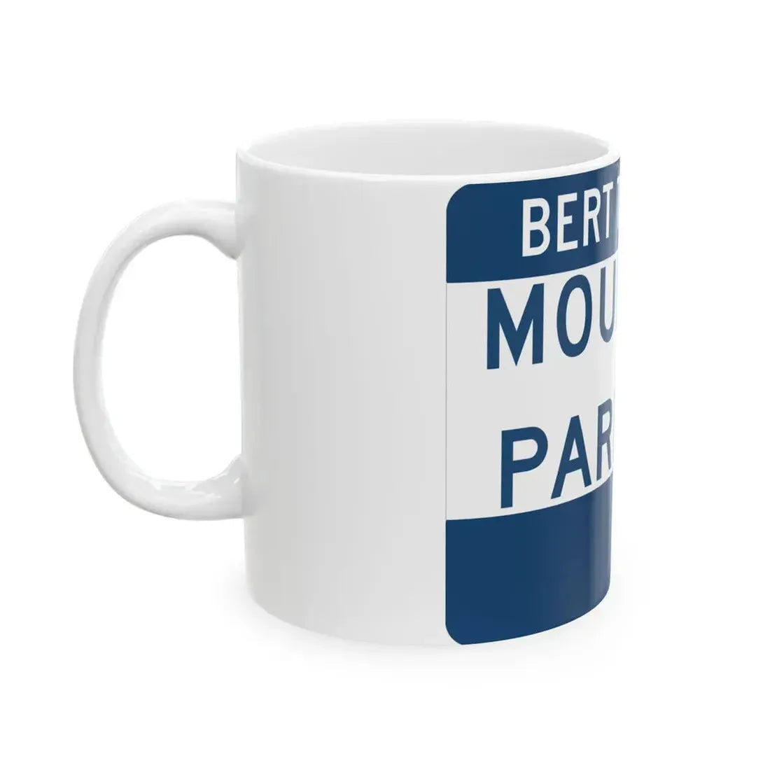 Mountain Parkway (Kentucky) (Road Sign) White Coffee Mug - Go Mug Yourself
