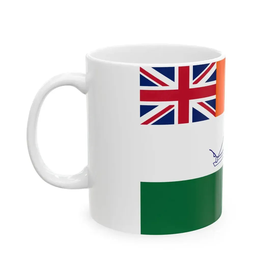 Mountbatten Proposed Flag of India (India) White Coffee Mug - Go Mug Yourself