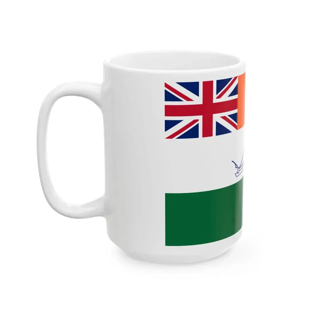 Mountbatten Proposed Flag of India (India) White Coffee Mug - Go Mug Yourself