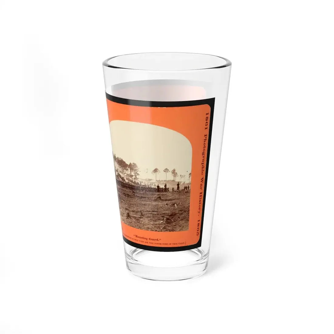 Mounting Guard 001 (U.S. Civil War) Pint Glass 16oz - Go Mug Yourself