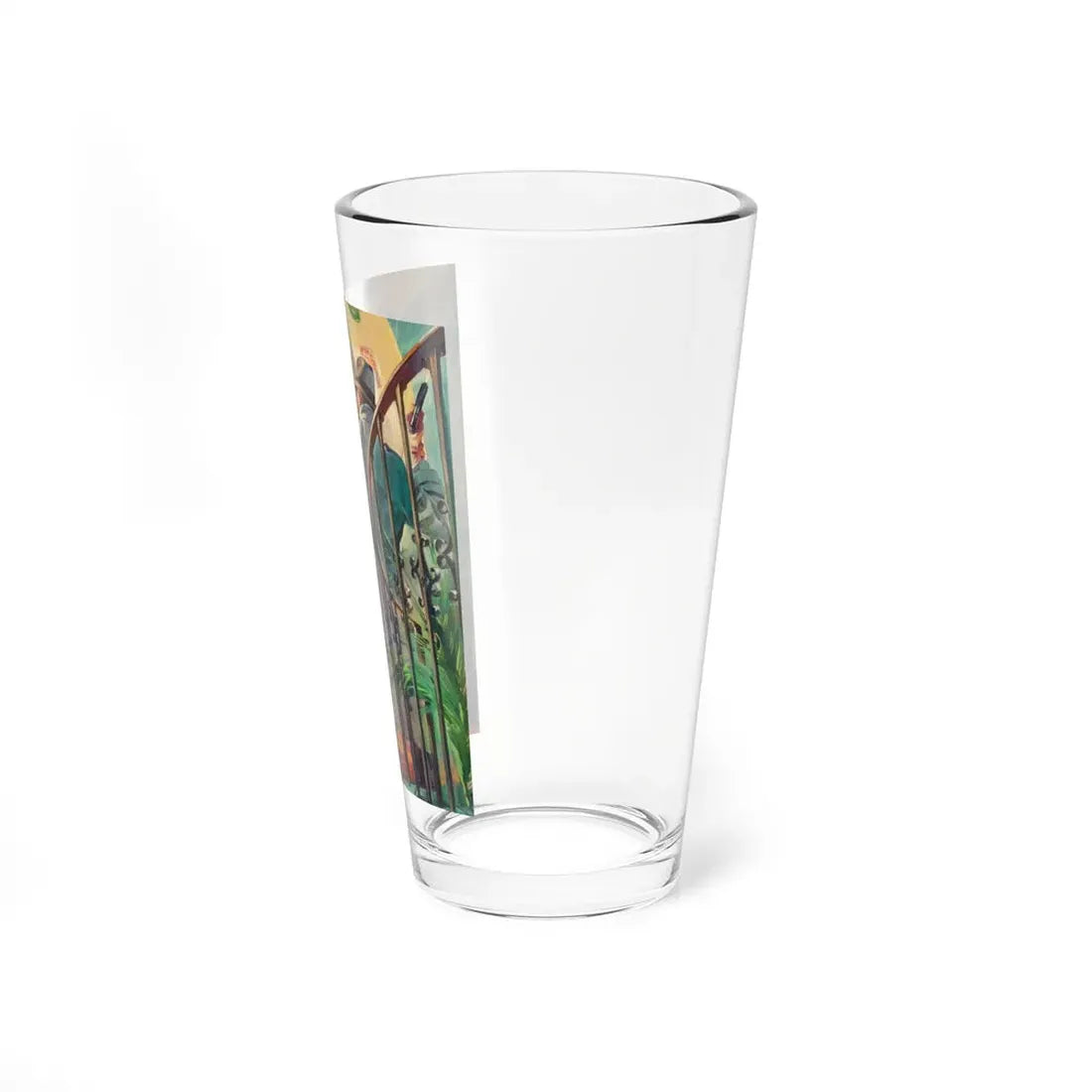 Mr. Angel Comes (Magazine Illustration) Pint Glass 16oz - Go Mug Yourself