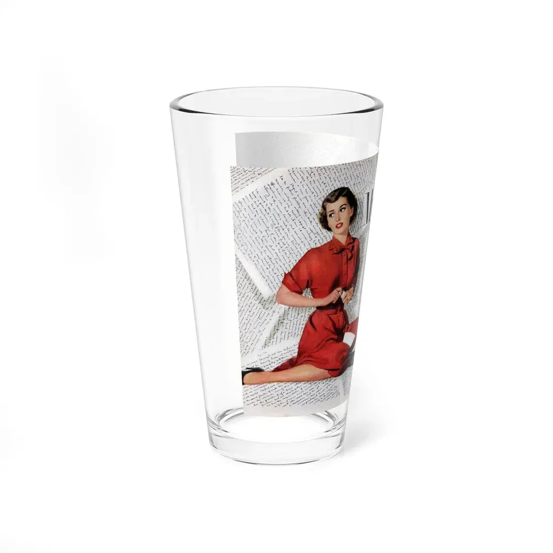 Mr. Killer, Today's Woman, January 1952 (Magazine Illustration) Pint Glass 16oz - Go Mug Yourself