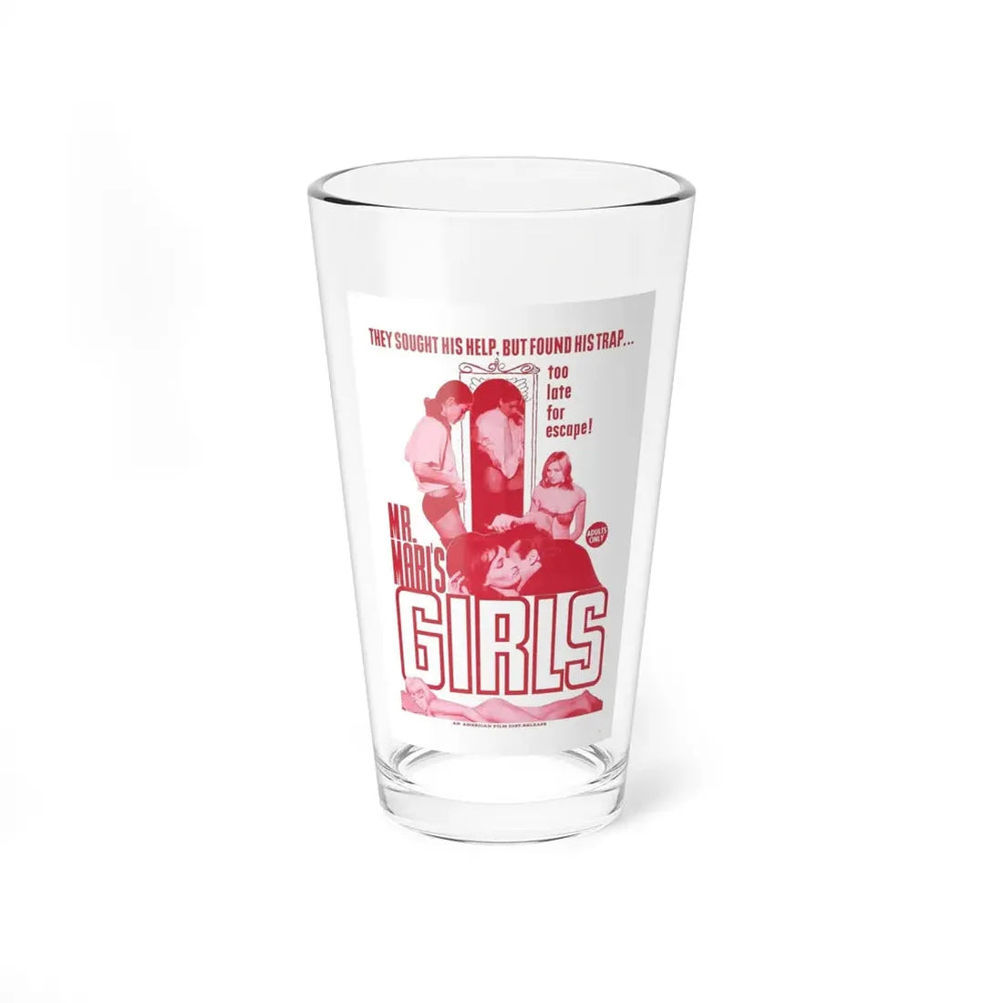MR MARI'S GIRLS 1967 Movie Poster - Pint Glass 16oz 16oz - Go Mug Yourself