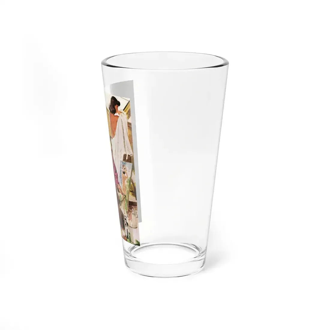 Mr. Maugham Himself (3), The Literary Guild Review, December 1954 (Magazine Illustration) Pint Glass 16oz - Go Mug Yourself