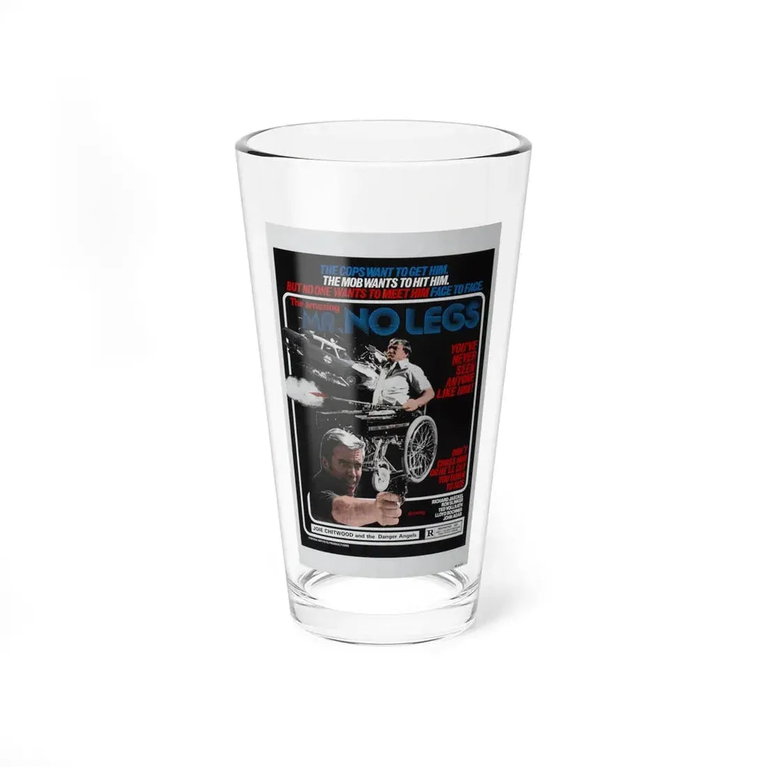 MR NO LEGS 1978 Movie Poster - Pint Glass 16oz 16oz - Go Mug Yourself