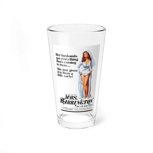 MRS. BARRINGTON 1974 Movie Poster - Pint Glass 16oz 16oz - Go Mug Yourself
