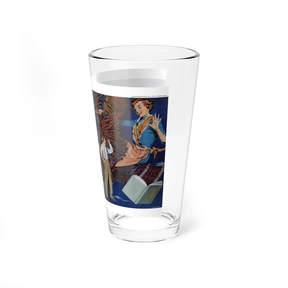 Mrs. Baxter, Today's Woman, November 1949 (Magazine Illustration) Pint Glass 16oz - Go Mug Yourself