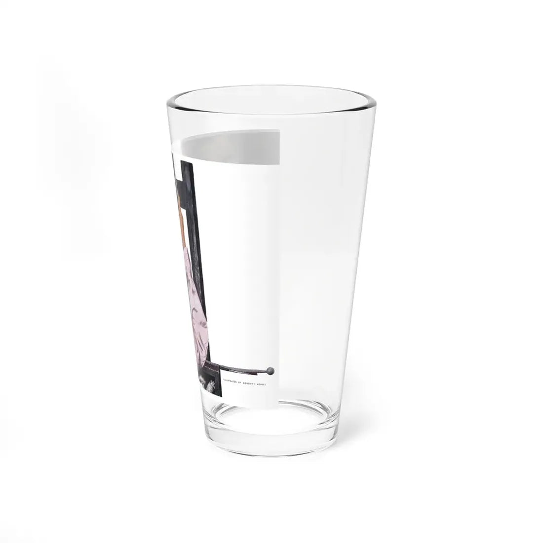 Mrs Brewster's One-Man Show, Cosmopolitan, March 1951 (Magazine Illustration) Pint Glass 16oz - Go Mug Yourself