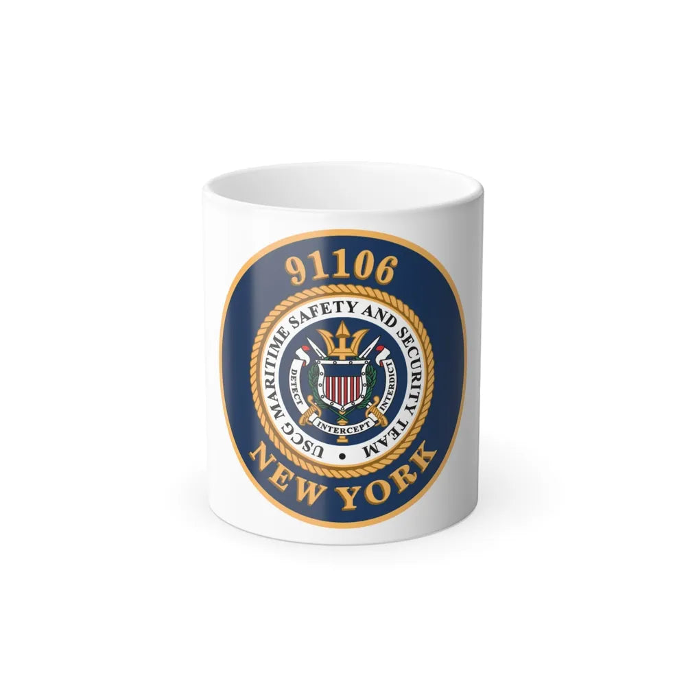 MSST New York 91106 Maritime Safety & Sec Team (U.S. Coast Guard) Color Changing Mug 11oz-11oz-Go Mug Yourself