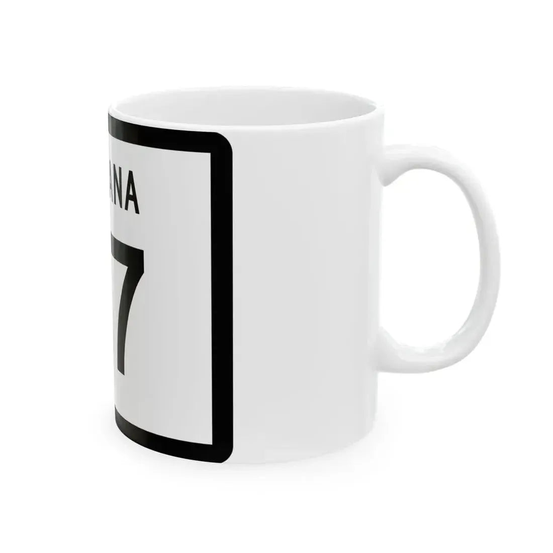 MT-117 (Montana) (Road Sign) White Coffee Mug - Go Mug Yourself