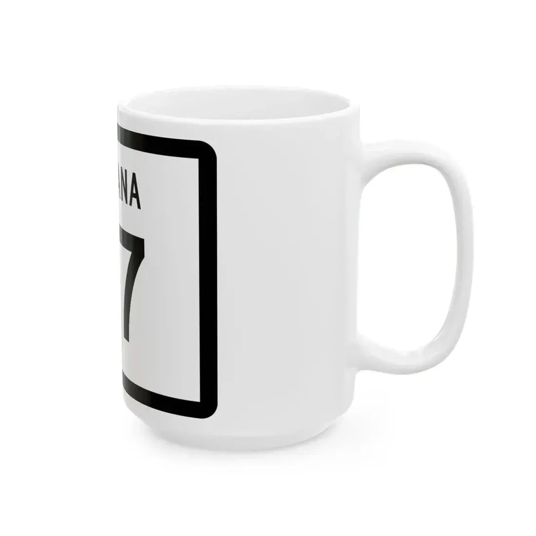 MT-117 (Montana) (Road Sign) White Coffee Mug - Go Mug Yourself