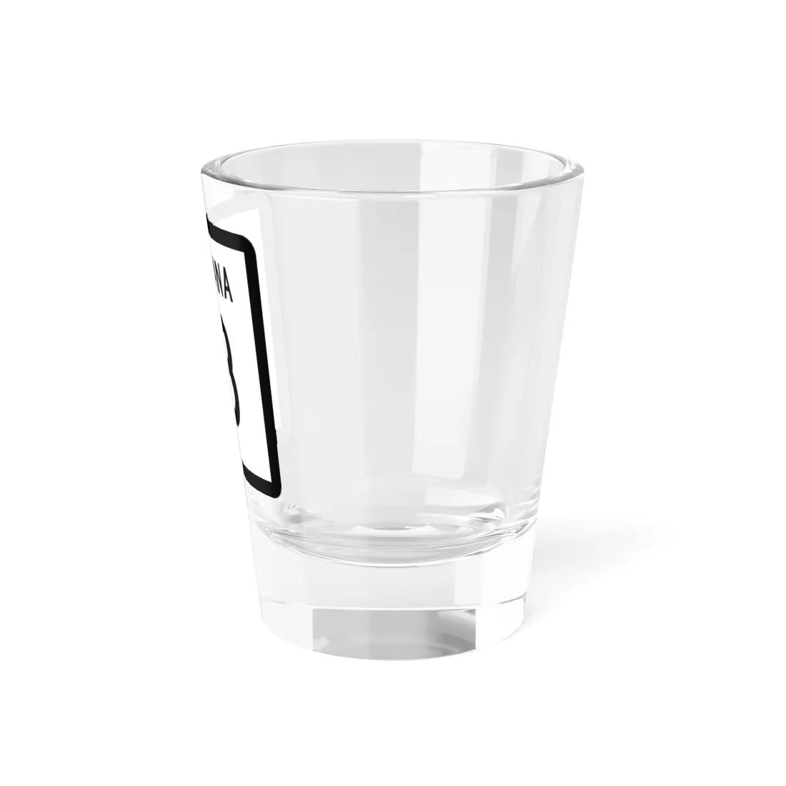 MT-13 (Montana) (Road Sign) Shot Glass 1.5oz - Go Mug Yourself
