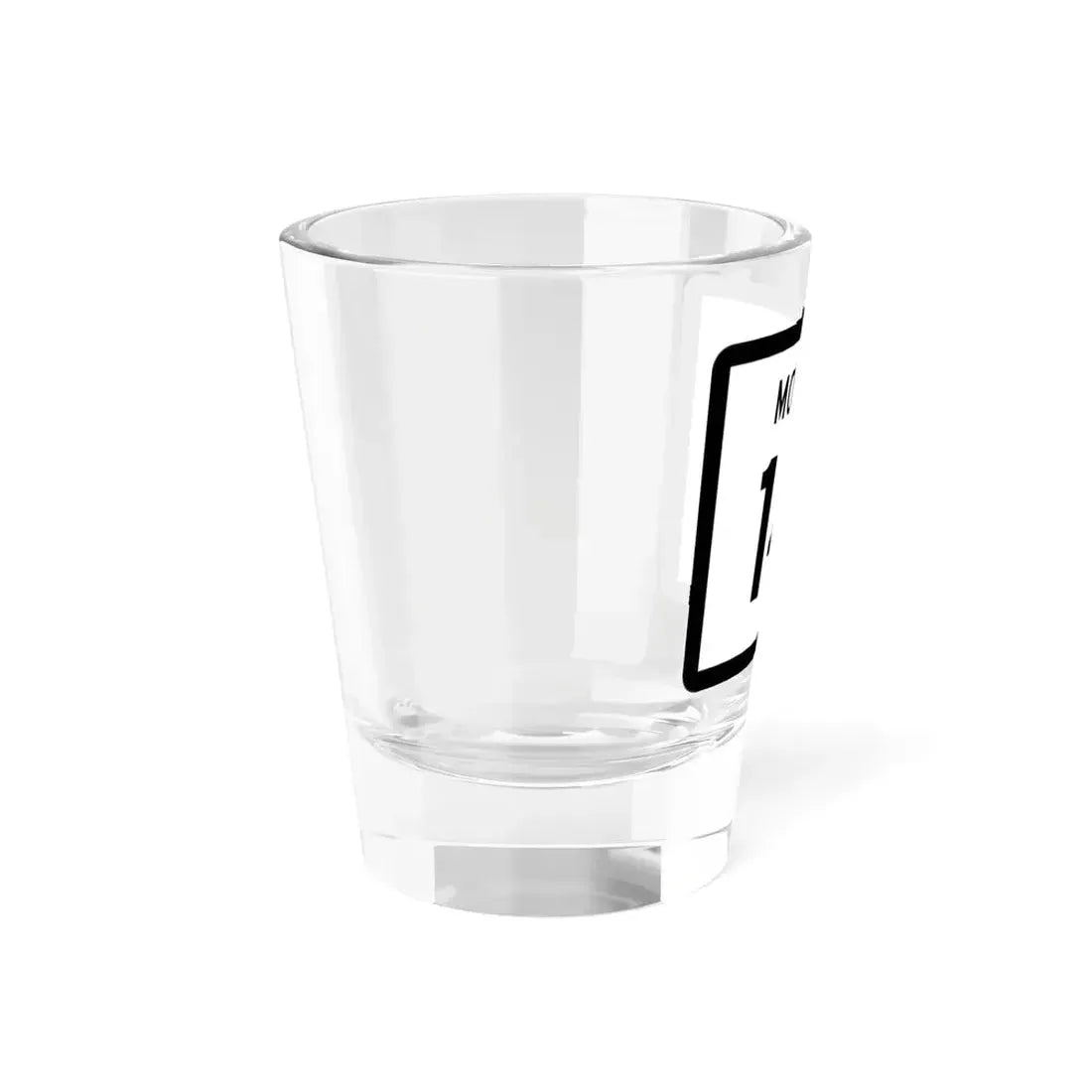 MT-141 (Montana) (Road Sign) Shot Glass 1.5oz - Go Mug Yourself