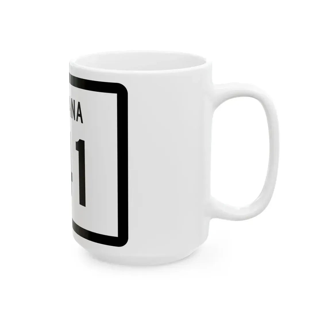 MT-141 (Montana) (Road Sign) White Coffee Mug - Go Mug Yourself