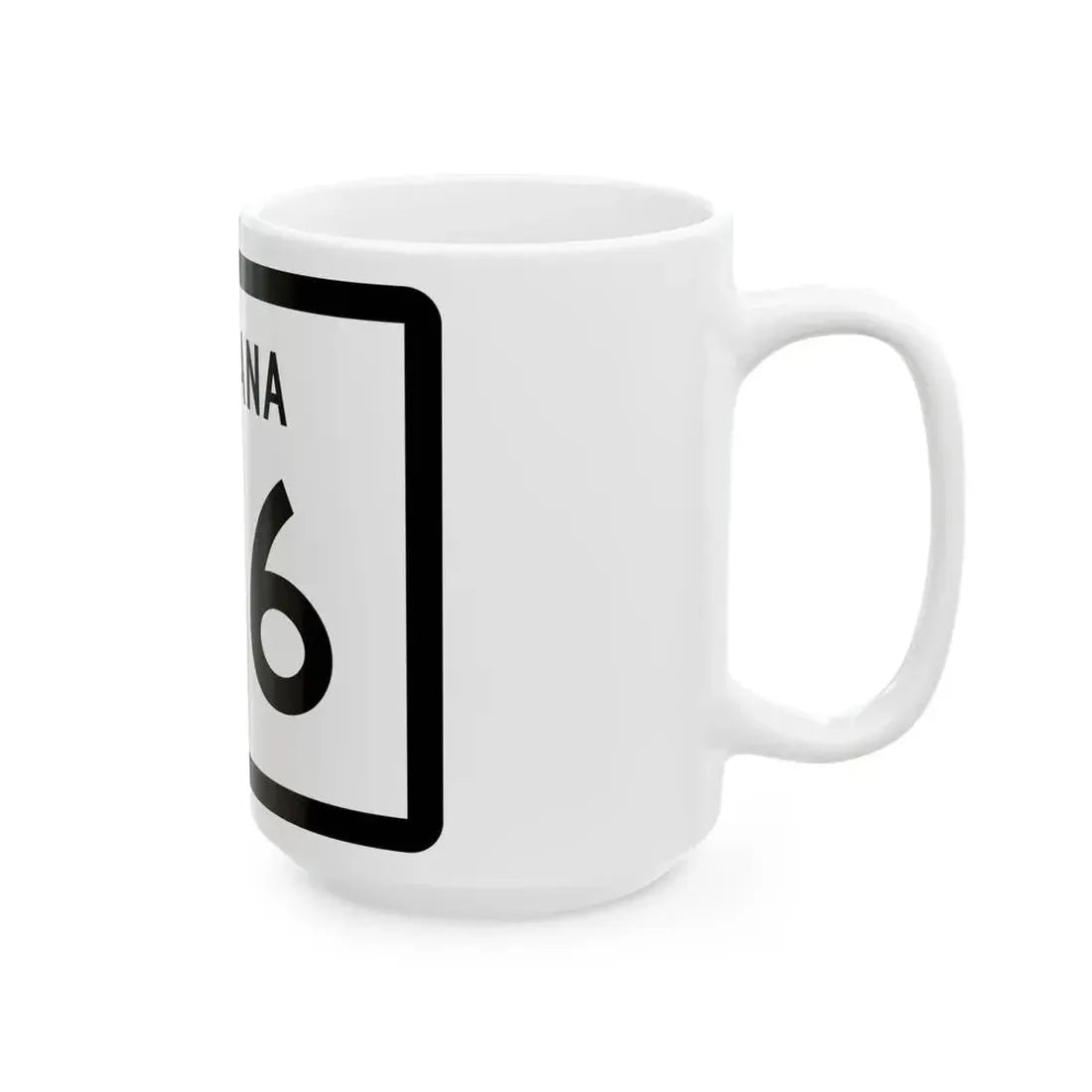 MT-146 (Montana) (Road Sign) White Coffee Mug - Go Mug Yourself