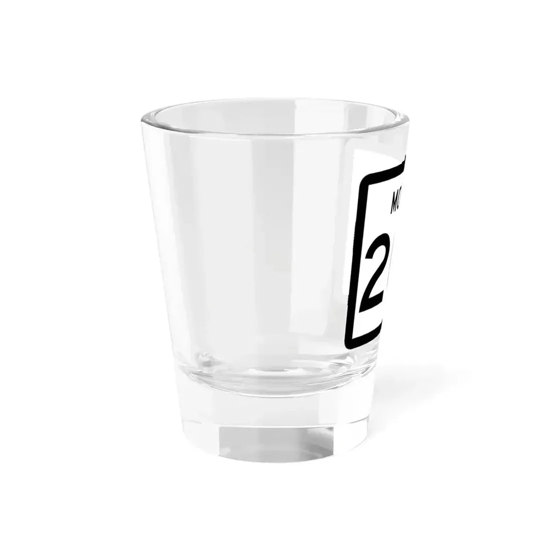 MT-200 (Montana) (Road Sign) Shot Glass 1.5oz - Go Mug Yourself