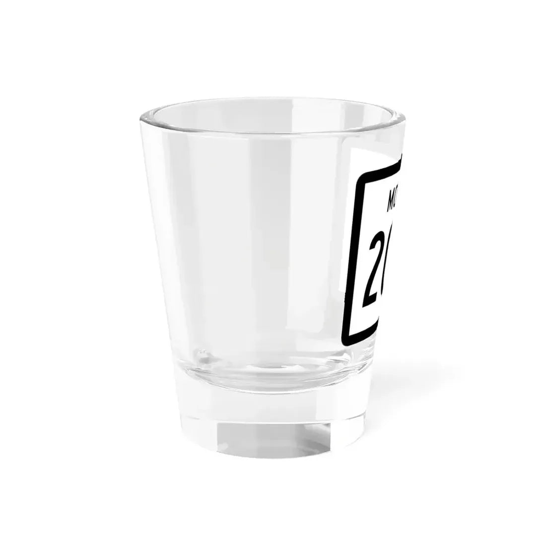 MT-200S (Montana) (Road Sign) Shot Glass 1.5oz - Go Mug Yourself