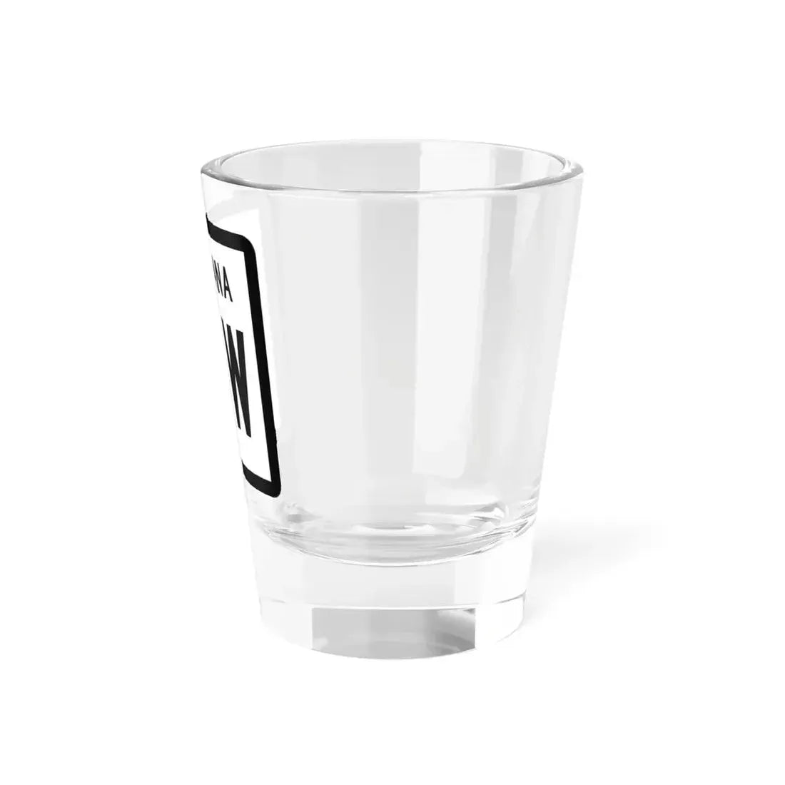 MT-24W (Montana) (Road Sign) Shot Glass 1.5oz - Go Mug Yourself