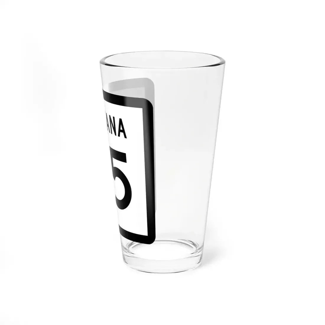 MT-25 (Montana) (Road Sign) Pint Glss 16oz - Go Mug Yourself