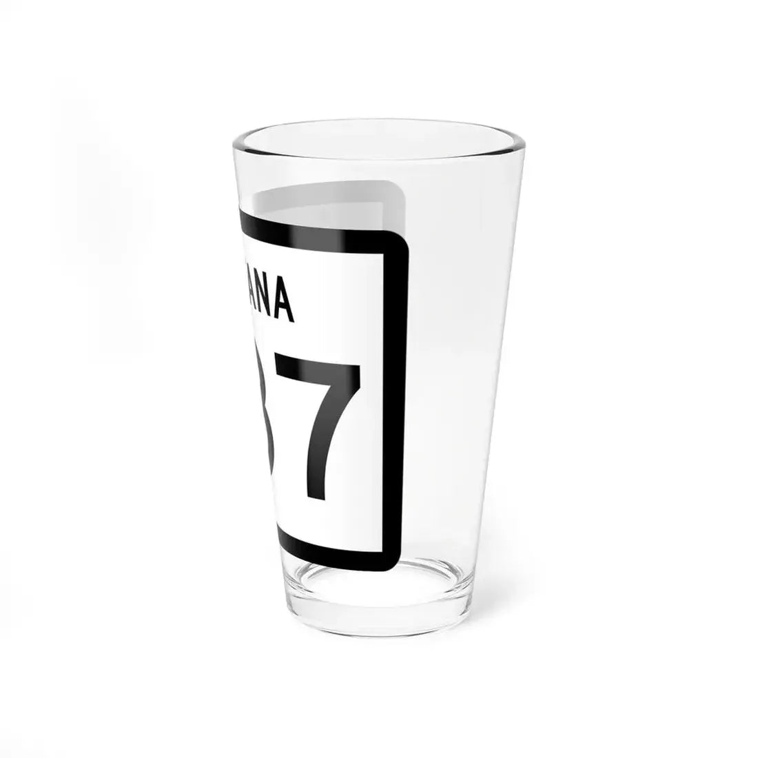 MT-287 (Montana) (Road Sign) Pint Glss 16oz - Go Mug Yourself