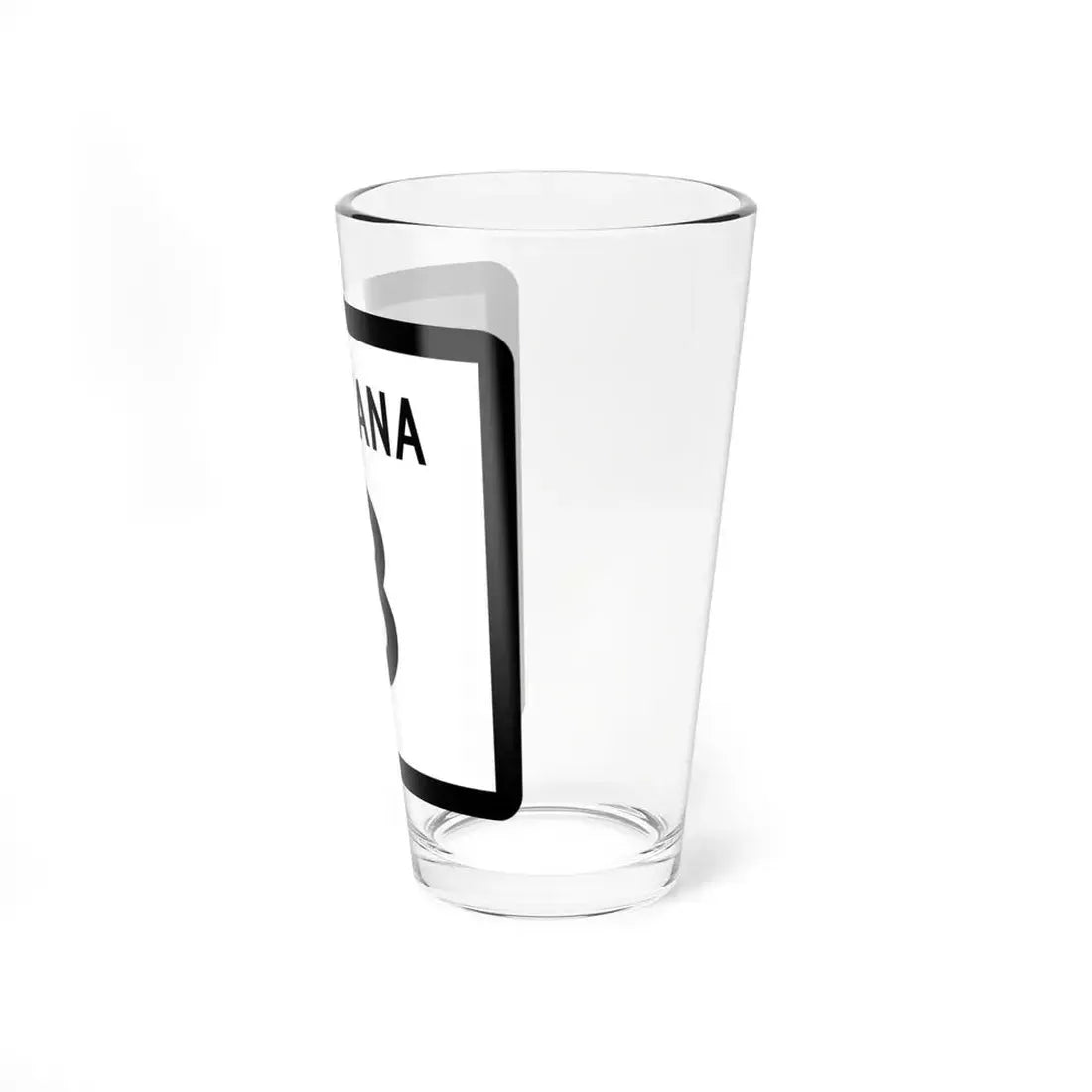 MT-3 (Montana) (Road Sign) Pint Glss 16oz - Go Mug Yourself