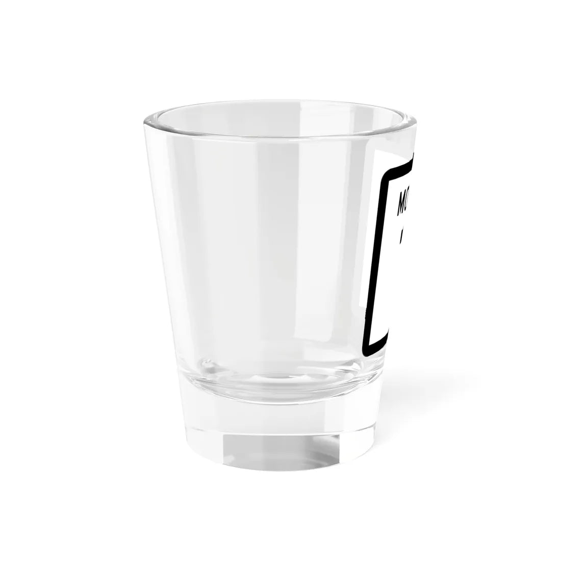 MT-7 (Montana) (Road Sign) Shot Glass 1.5oz - Go Mug Yourself