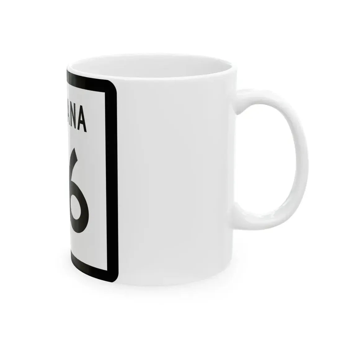 MT-86 (Montana) (Road Sign) White Coffee Mug - Go Mug Yourself