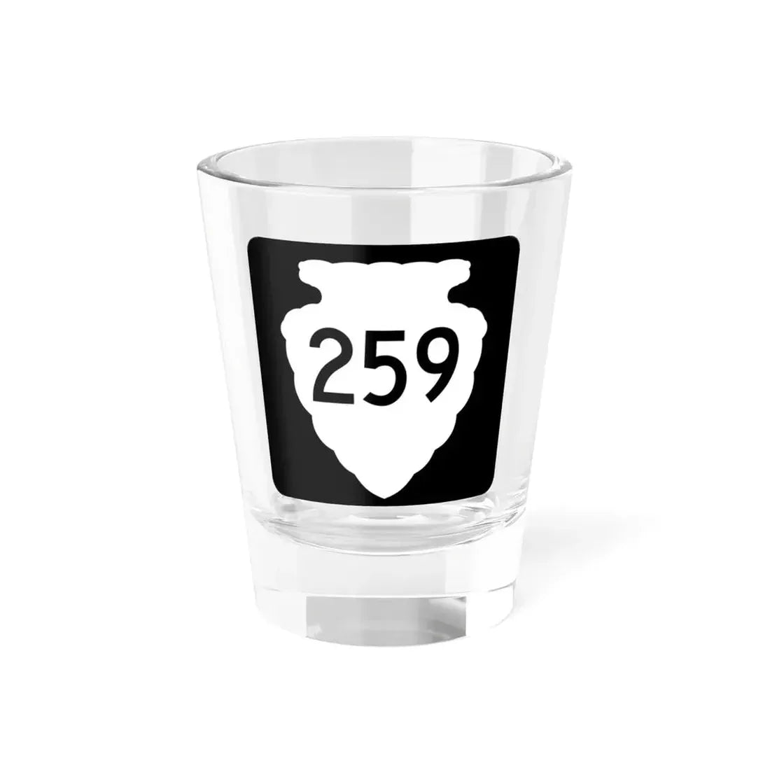 MT-sec-259 (Montana) (Road Sign) Shot Glass 1.5oz 1.5oz - Go Mug Yourself
