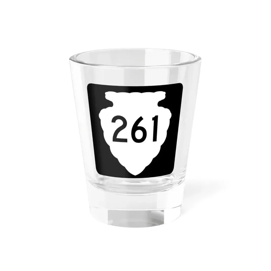 MT-sec-261 (Montana) (Road Sign) Shot Glass 1.5oz 1.5oz - Go Mug Yourself