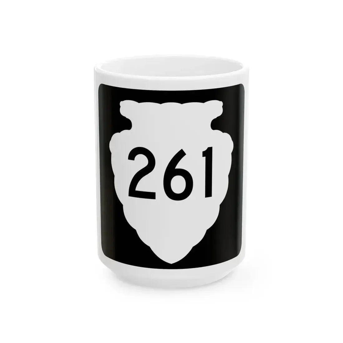 MT-sec-261 (Montana) (Road Sign) White Coffee Mug 15oz - Go Mug Yourself