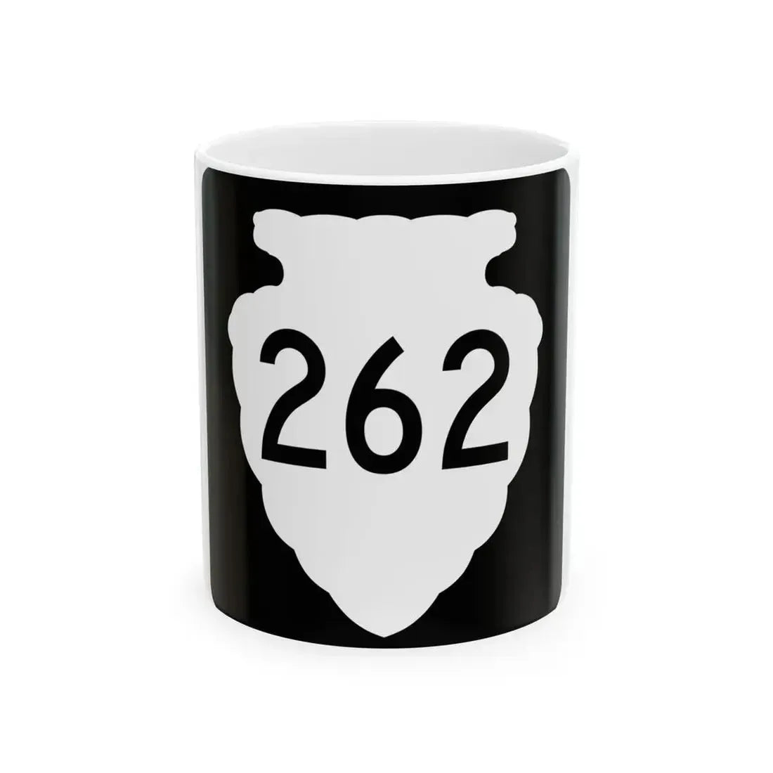 MT-sec-262 (Montana) (Road Sign) White Coffee Mug 11oz - Go Mug Yourself