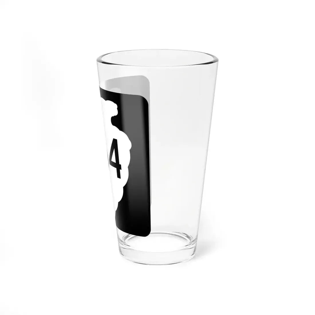 MT-sec-264 (Montana) (Road Sign) Pint Glss 16oz - Go Mug Yourself