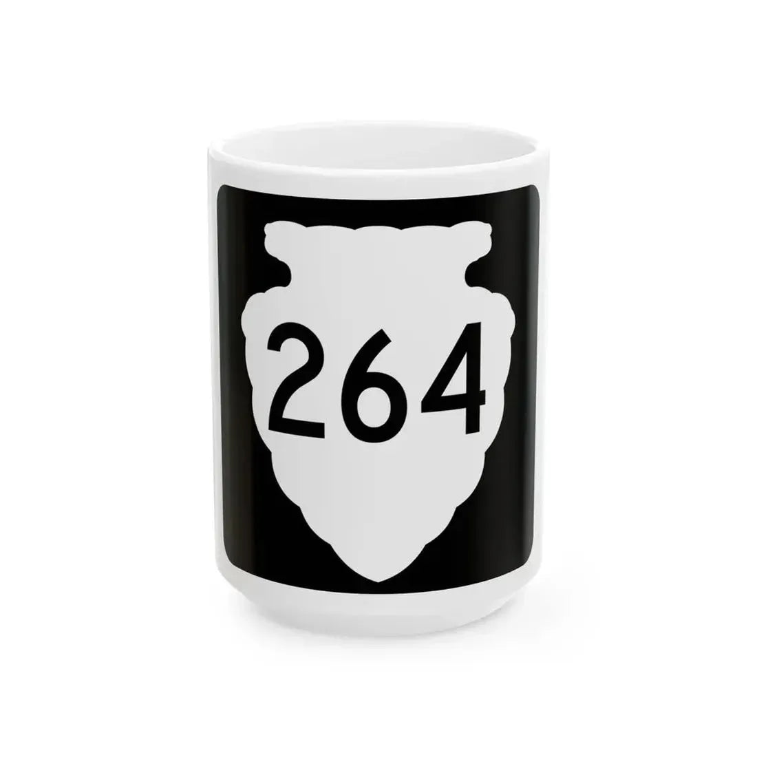 MT-sec-264 (Montana) (Road Sign) White Coffee Mug 15oz - Go Mug Yourself