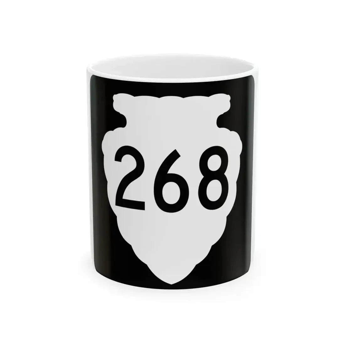 MT-sec-268 (Montana) (Road Sign) White Coffee Mug 11oz - Go Mug Yourself