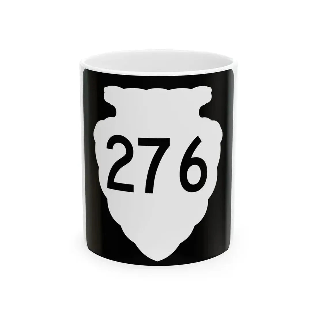 MT-sec-276 (Montana) (Road Sign) White Coffee Mug 11oz - Go Mug Yourself
